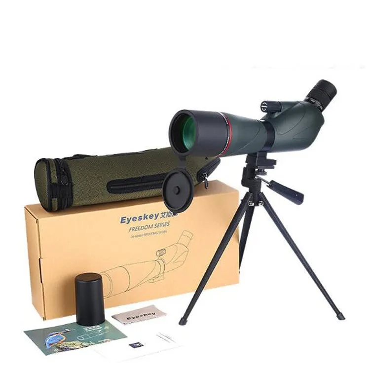 15-45X60 Zoom Single-lens Telescope High-definition Monocular Binoculars Outdoor Bird Watching Target Glasses(Green)