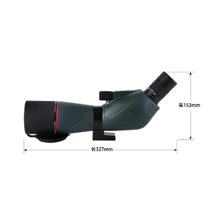 15-45X60 Zoom Single-lens Telescope High-definition Monocular Binoculars Outdoor Bird Watching Target Glasses(Green)