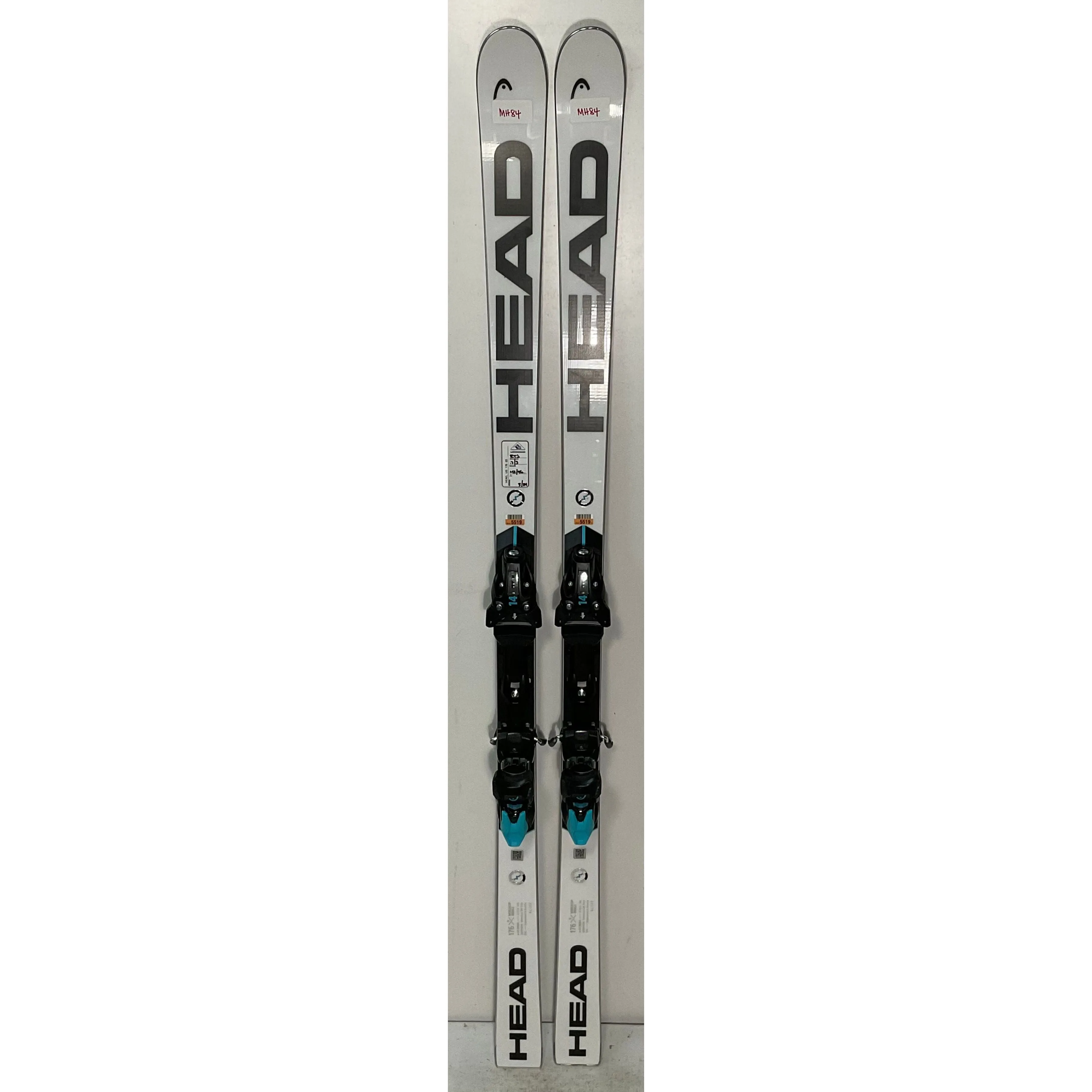 2025 Head WC Rebel e-GS 176cm Skis w/ FreeFlex 14 Bindings