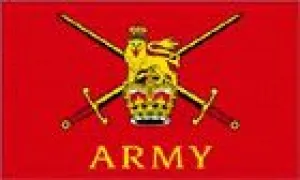 Army flag 3ft x 2ft polyester with eyelets