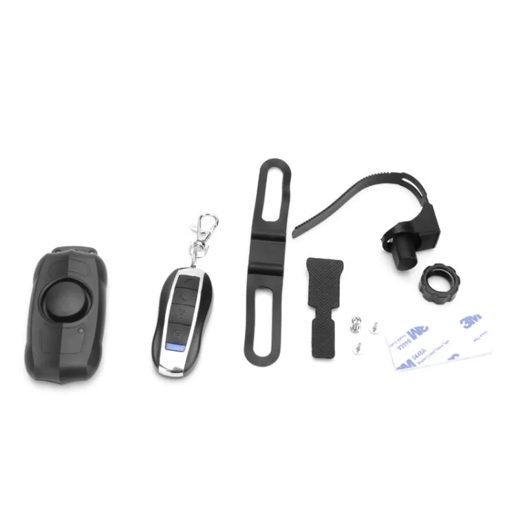 Bicycle Lock Anti-theft Anti-lost USB Charging Wireless Remote Control Vibration Alarm Detector Sensor