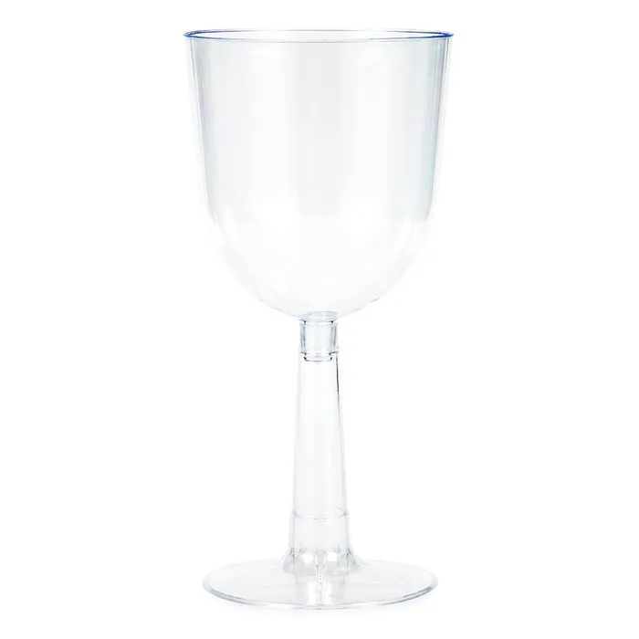 Bulk Clear 12 oz Plastic Wine Glasses (48 per Case)