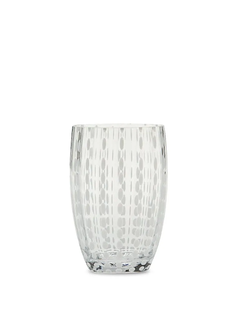 Clear Perle Glass Tumbler