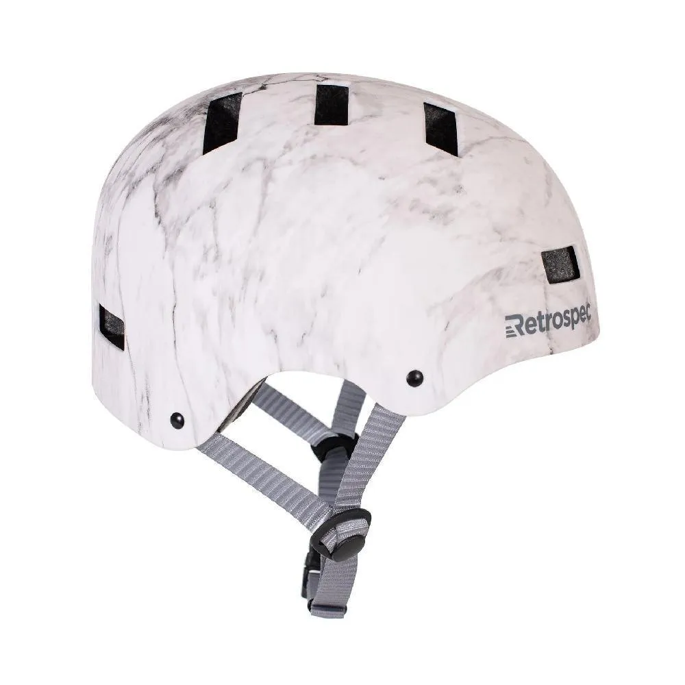 CM-1 Matte Marble Commuter Skateboard Helmet