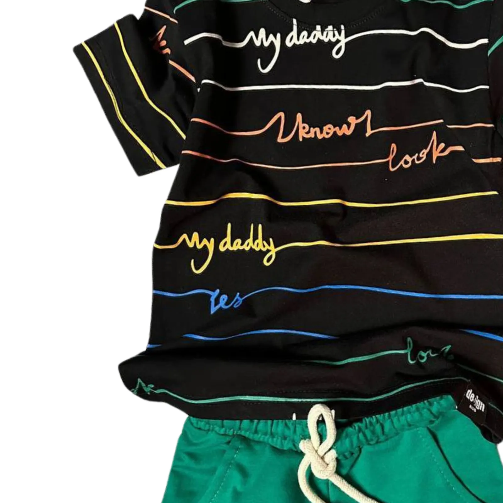 Daddy's Boy Shorts Set