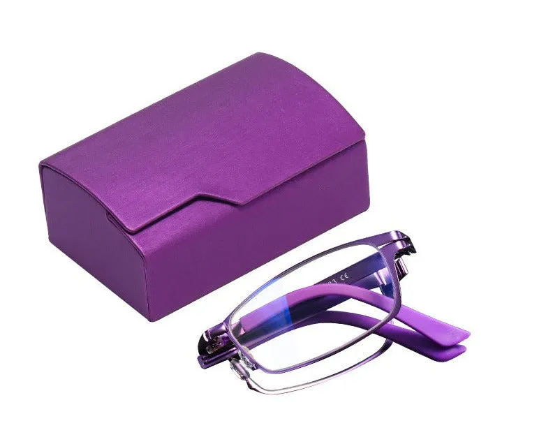 Douyin's same style folding reading glasses DY827 second-class anti-blue light glasses portable glasses for the elderly