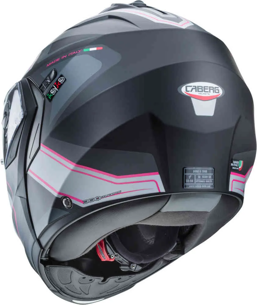 Duke II Tour Caberg helmet, black/pink