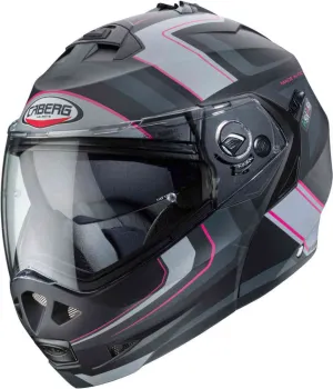 Duke II Tour Caberg helmet, black/pink