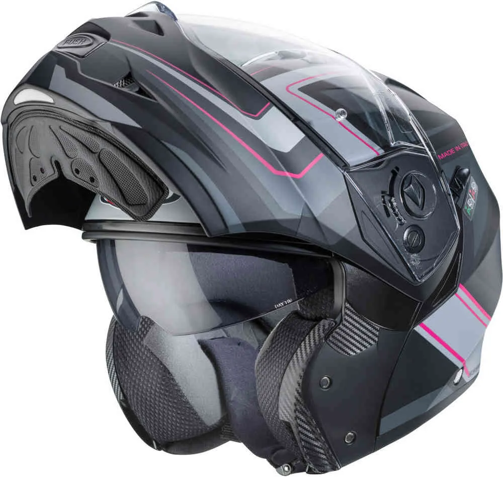 Duke II Tour Caberg helmet, black/pink