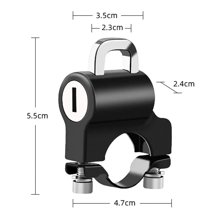 Electric Car Helmet Lock Anti-Theft Fixed Multi-Function Lock Bicycle Handle Fixed Helmet Anti-Theft Lock Helmet Lock