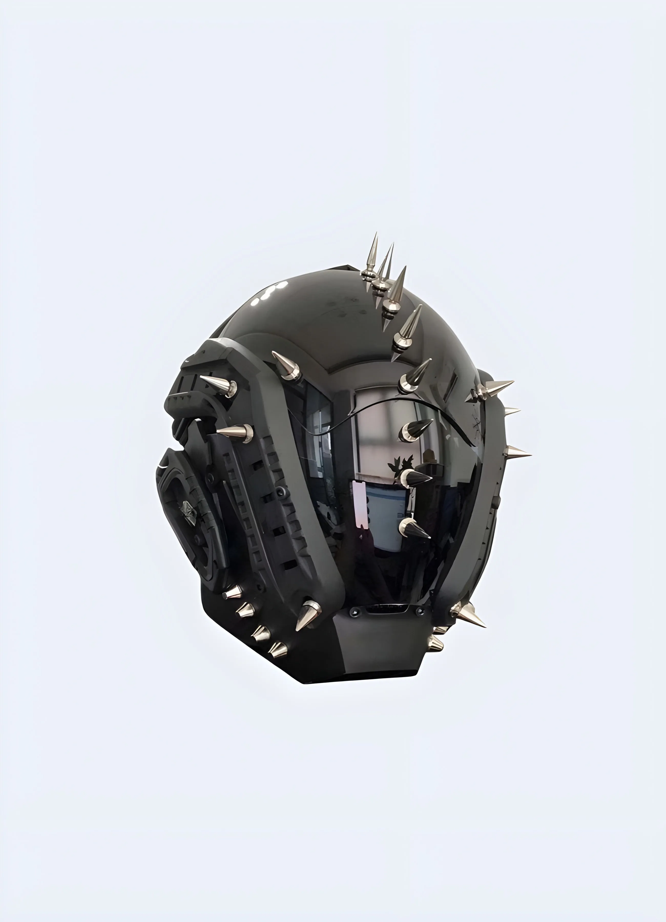 Goth Cyberpunk Helmet