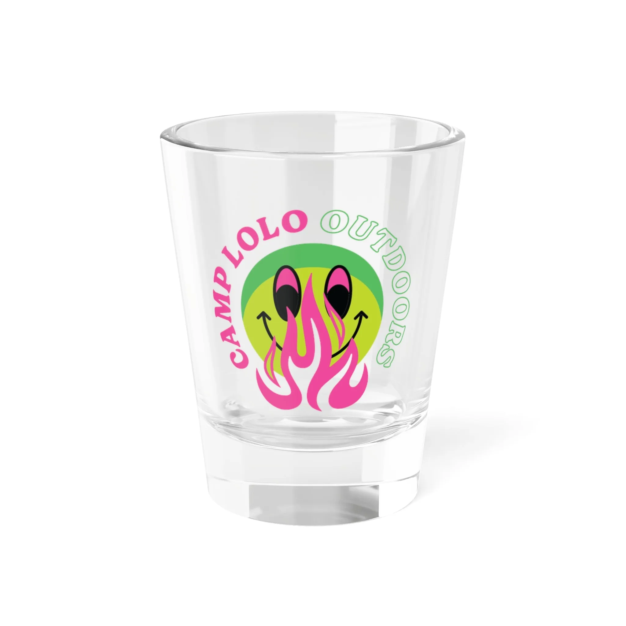 Happy Camper Shot Glass, 1.5oz