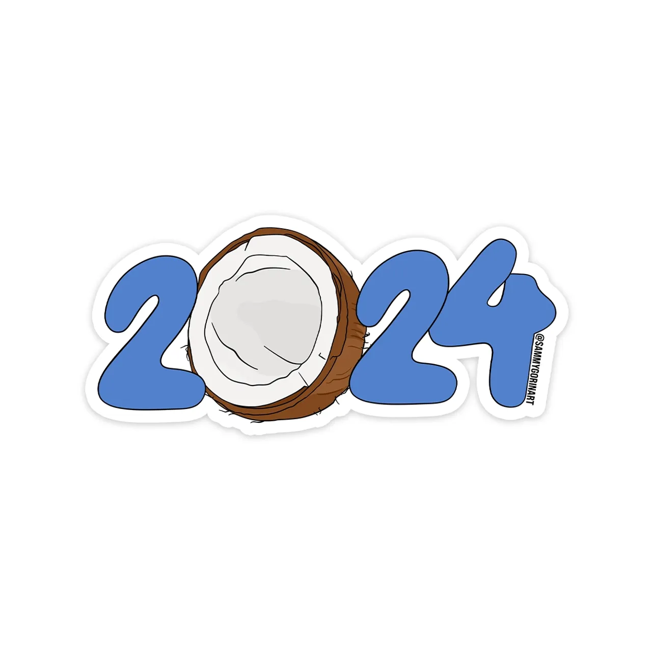 Kamala Coconut 2024 Sticker