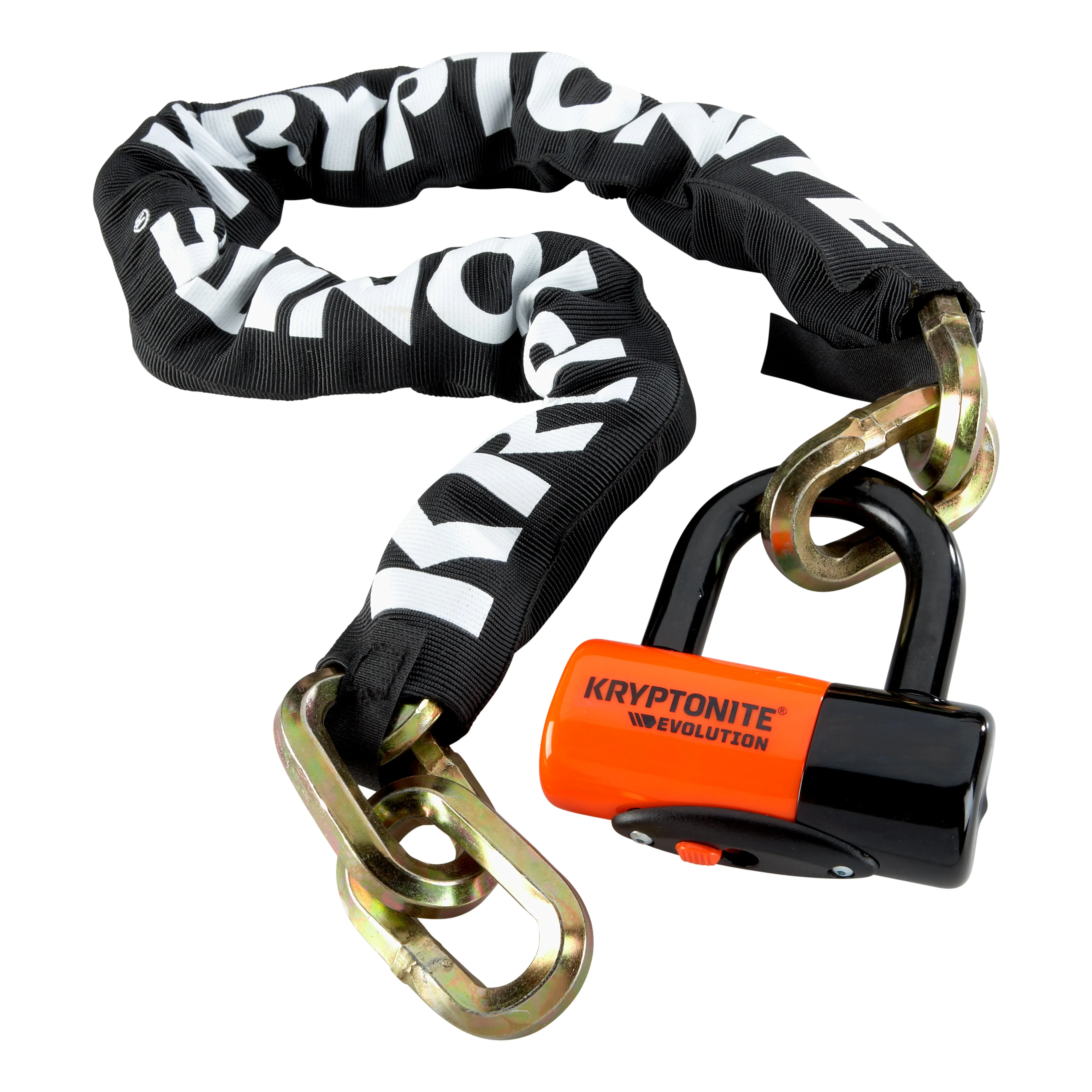 Kryptonite New York Chain 1210 Evolution series 4 Disc Lock  2.5' long Level 9/10 -Live4Bikes