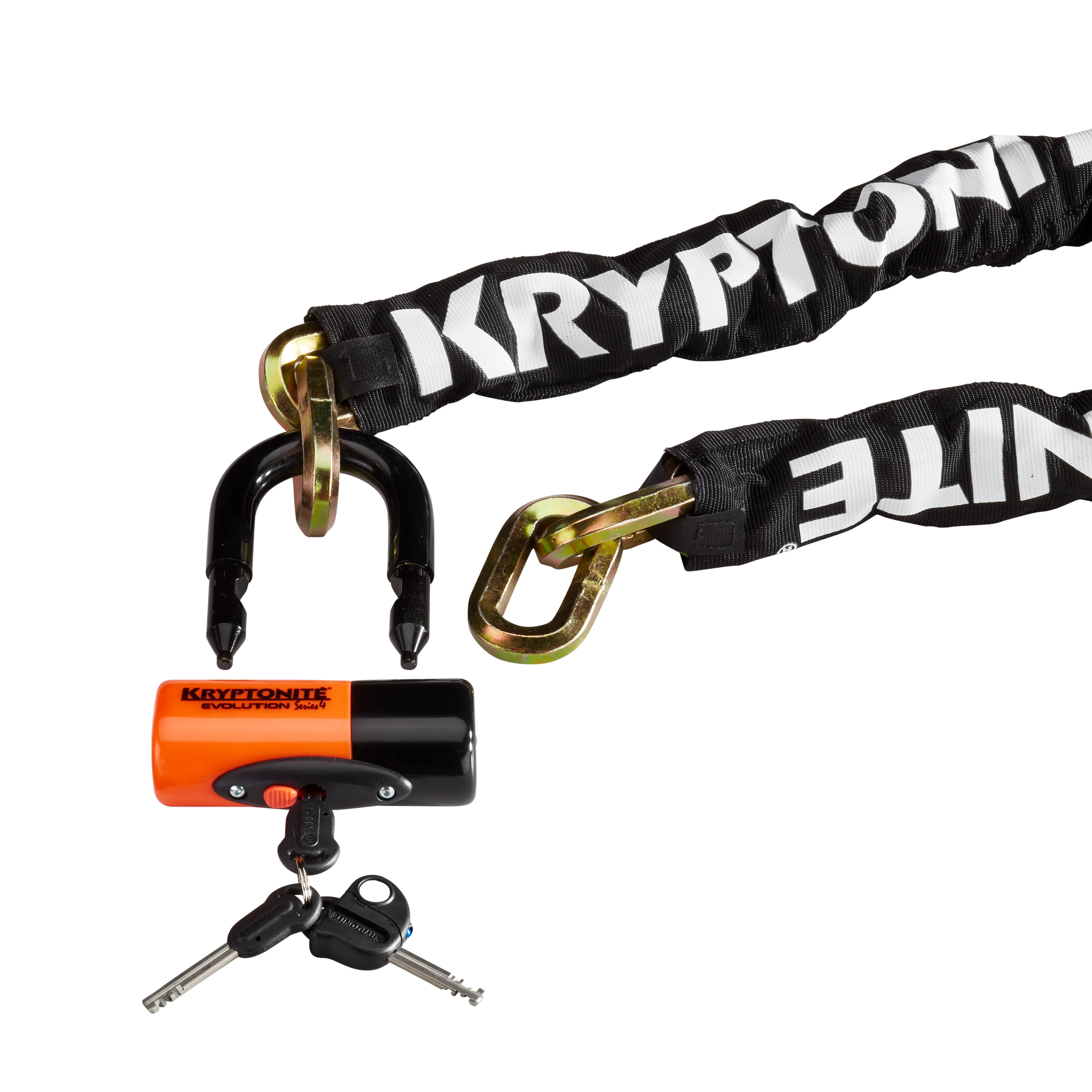 Kryptonite New York Chain 1217 Evolution series 4 Disc Lock  5.5' long Level 9/10 -Live4Bikes