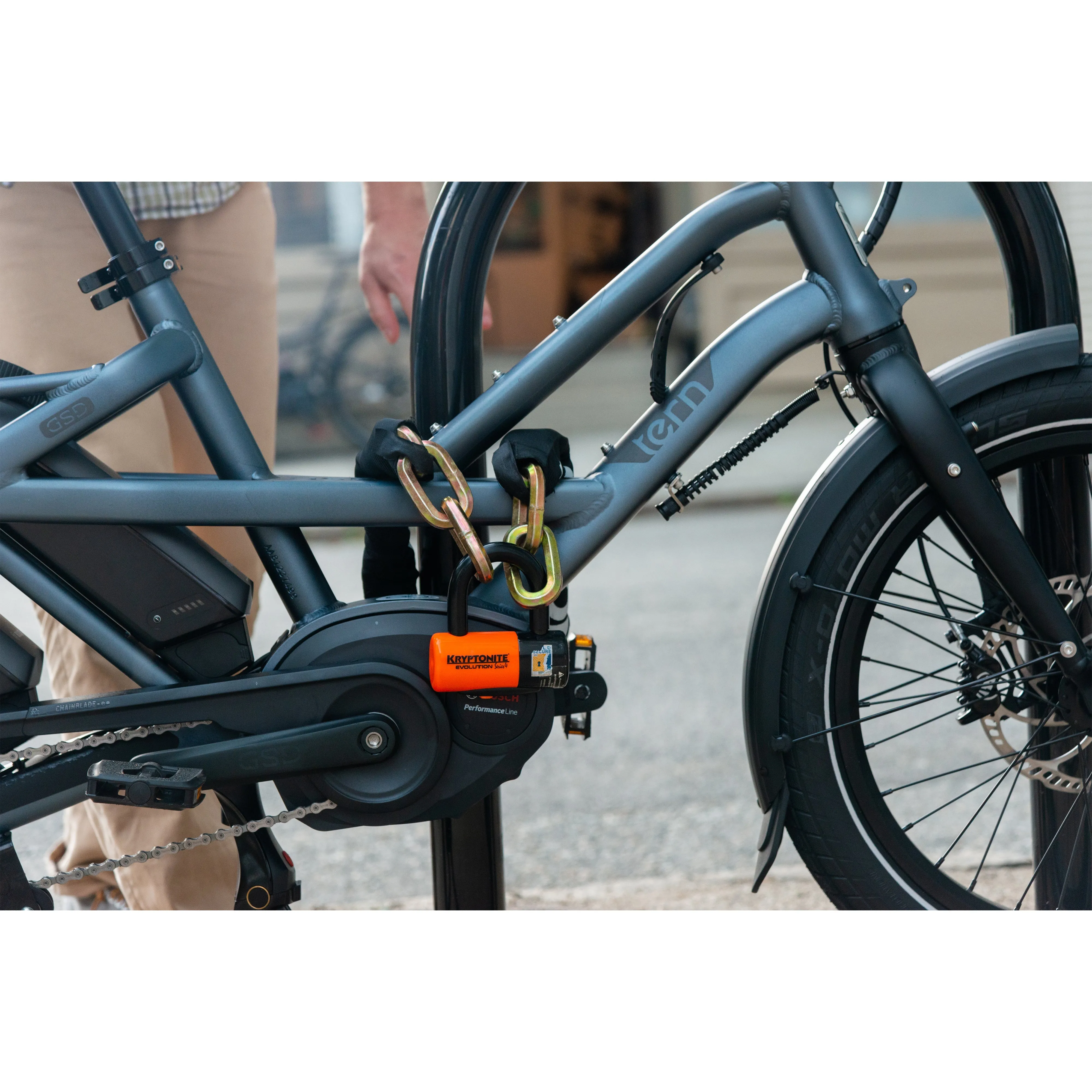 Kryptonite New York Chain 1217 Evolution series 4 Disc Lock  5.5' long Level 9/10 -Live4Bikes