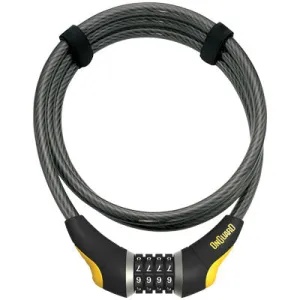 Onguard Akita 8042 Non-Coil Cable Combo 10Mmx6' Akita Non-Coiled Combo Cable Onguard Locks