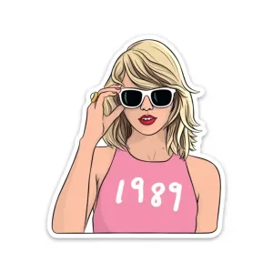 Pop Star Sunglasses Sticker