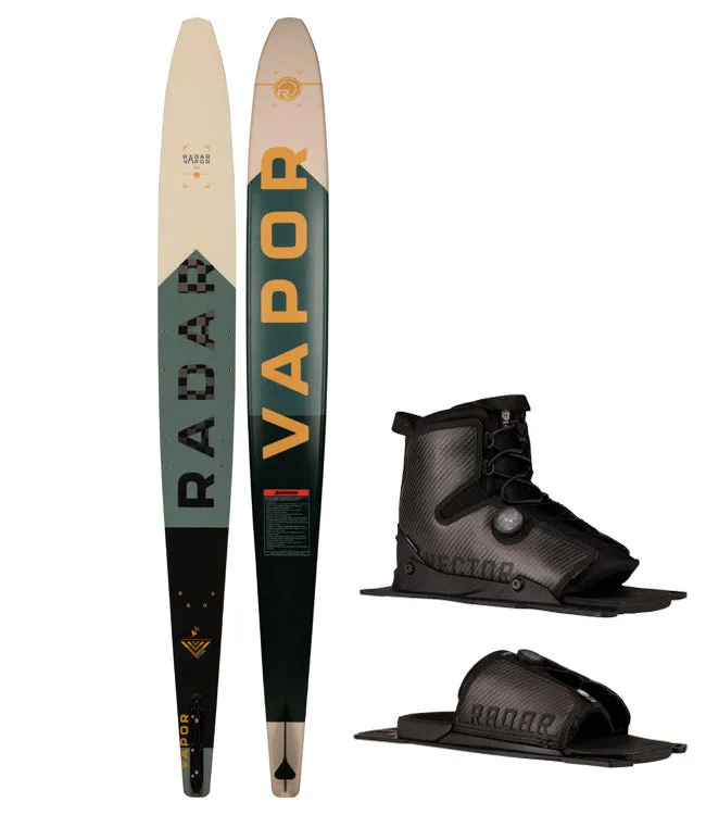 Radar Vapor Pro Build Slalom Ski with Vector Carbitex Boot & RTP (2025) - Alpine