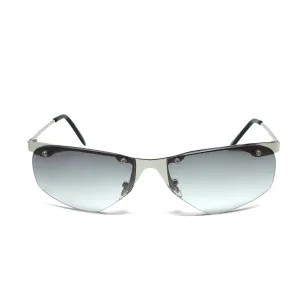 //Style 339// X-Static 2001 Thin Wraparound Sunglasses - Chrome