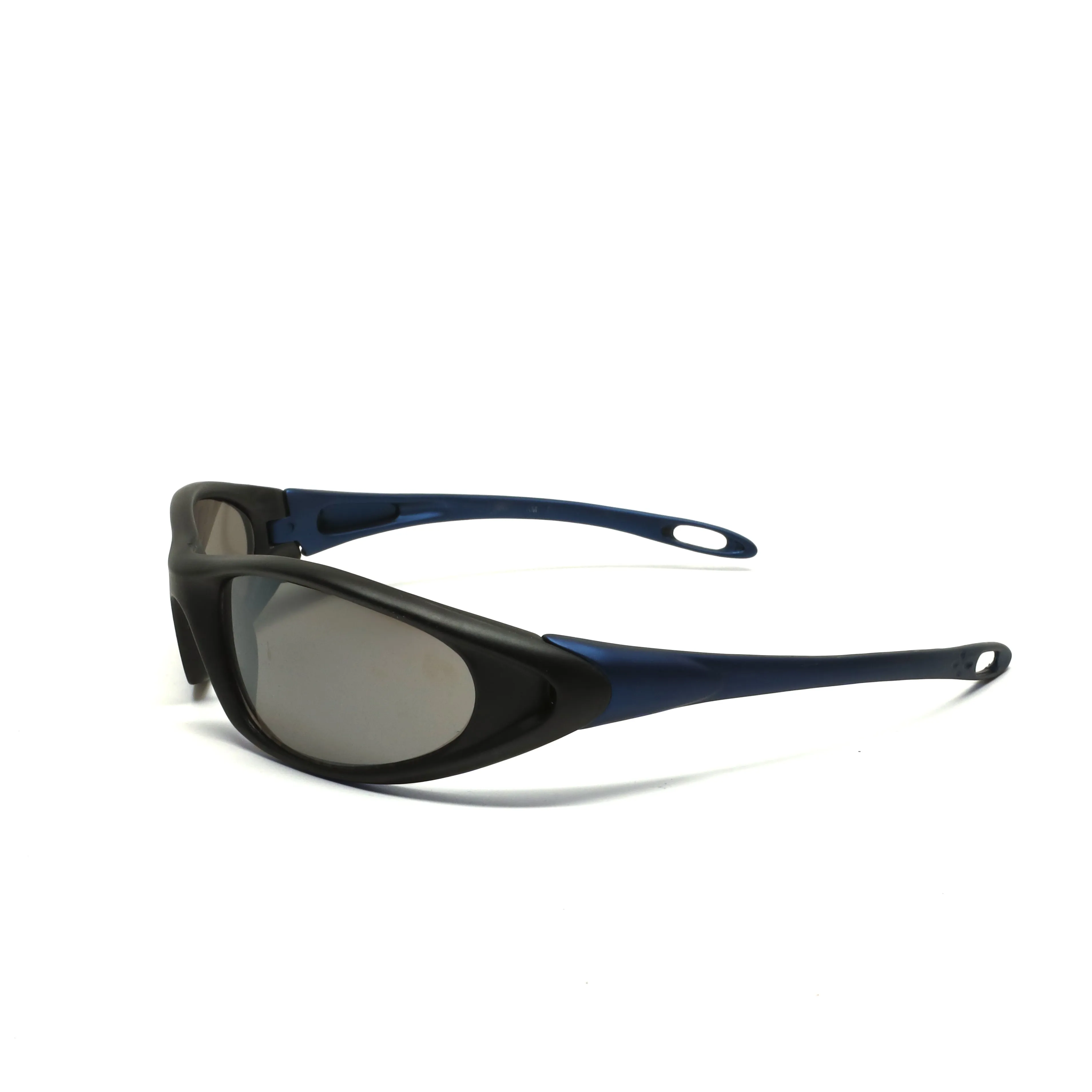 //Style X826// Prototype 5 X-Ray Deadstock Two Tone Wraparound Visor Sunglasses - Blue