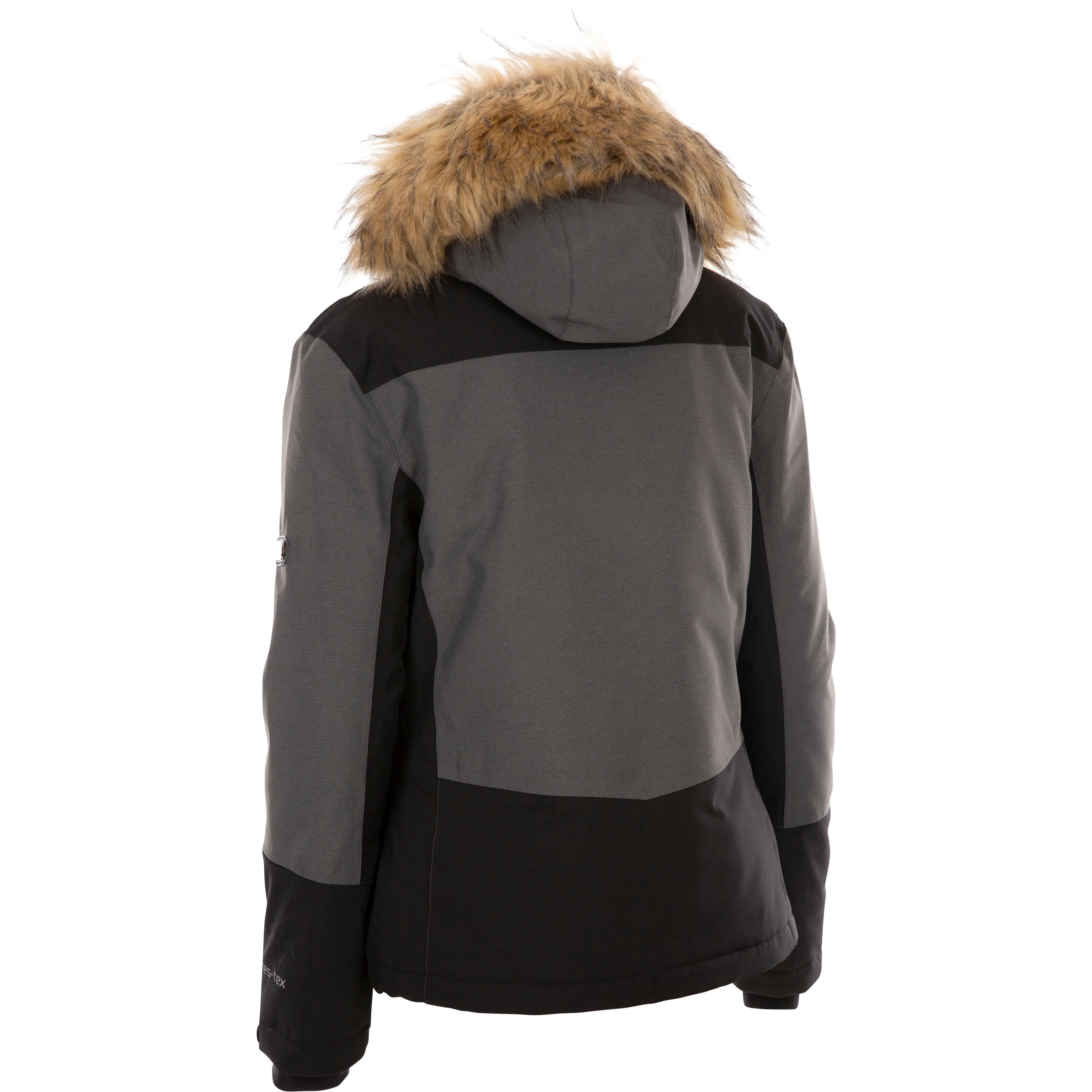 Temptation Womens Padded Waterproof Ski Jacket in Black